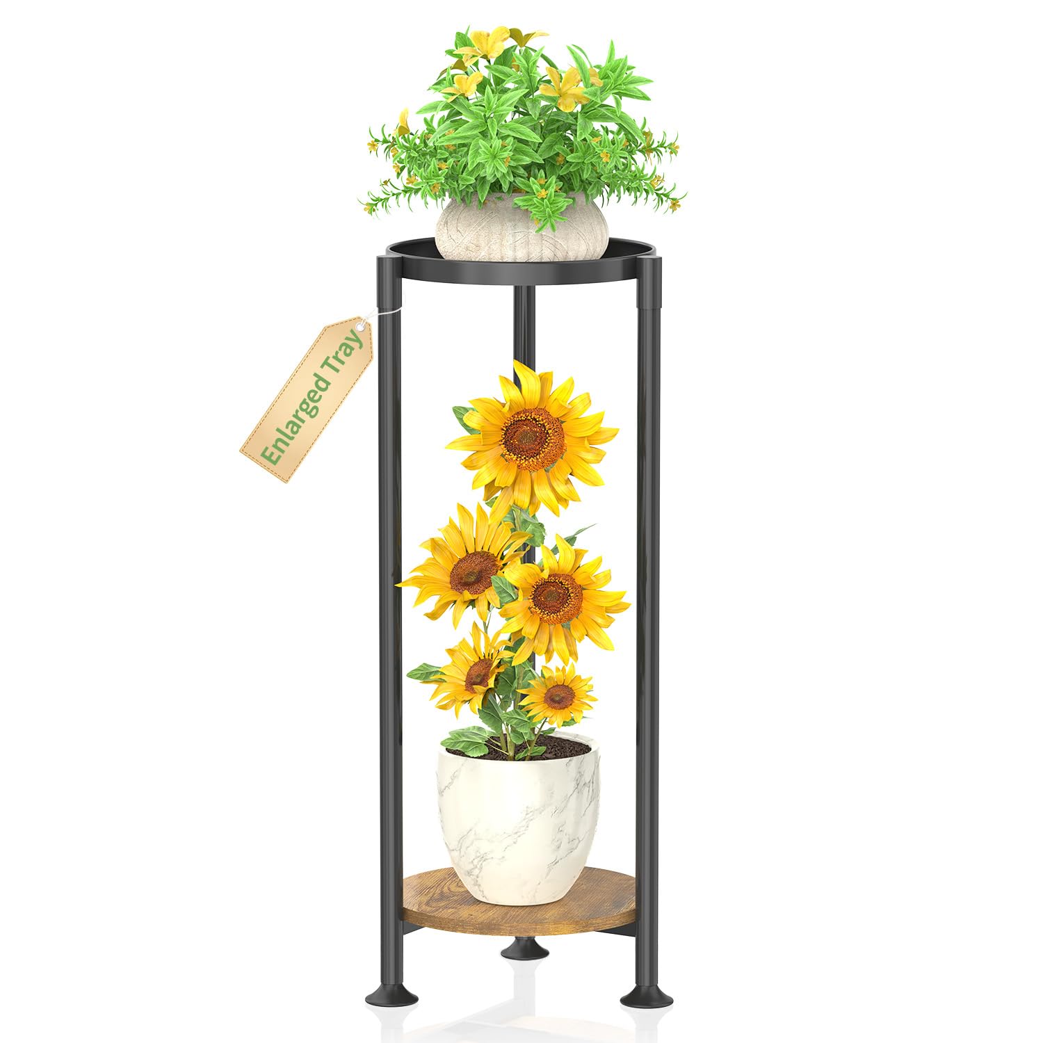 Amazon.com : KMOTASUO 2 Tier Black Plant Stand Indoor for Large